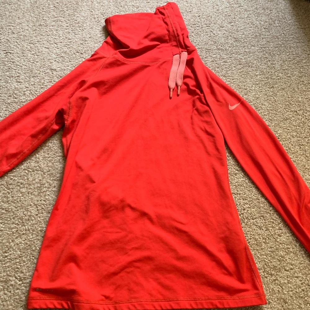 nike pro no zip pullover